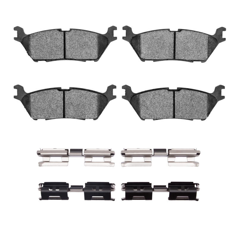 Ford F-150 Brake Pads - Rear - R1 Concepts - Semi-Metallic - `15-`21